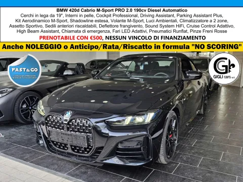 BMW 420d Cabrio mhev 48V MSport Pro auto - Immagine 1