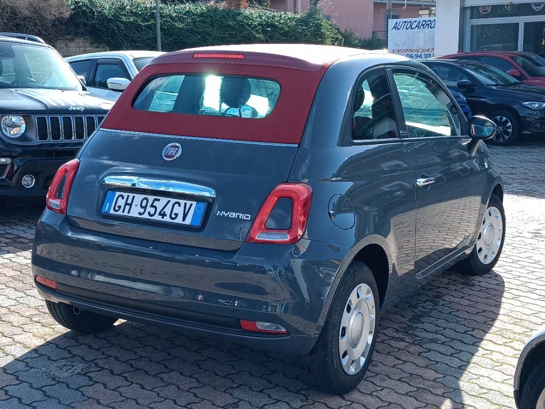 Fiat 500C 1.0 hybrid Cult 70cv - Immagine 4