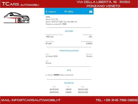 Opel Adam 1.4 Jam Gpl-tech 87cv E6 - Immagine 13
