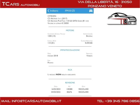 Citroen C3 Aircross 1.2 puretech Shine s&s 110cv eat6 - Immagine 11