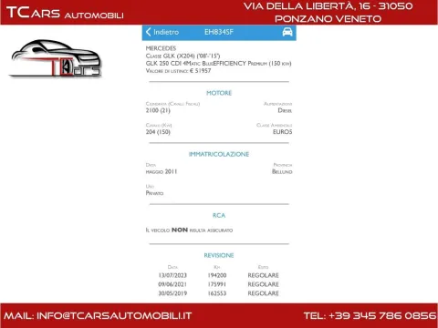 Mercedes GLK 250 cdi be Premium 4matic auto my11 - Immagine 12