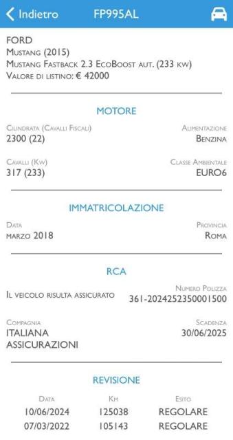 Ford Mustang 2.3- NOLEGGIO GIORNALIER VENDIT 3 ANNI GARANZI TOP - Immagine 3