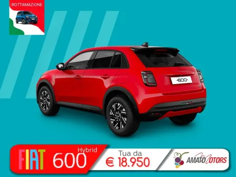 Fiat 600 1.2 hybrid 110cv auto - Immagine 3