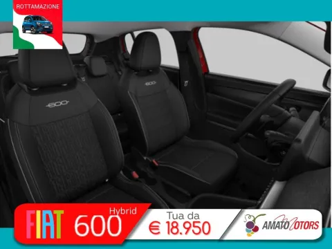Fiat 600 1.2 hybrid 110cv auto - Immagine 6